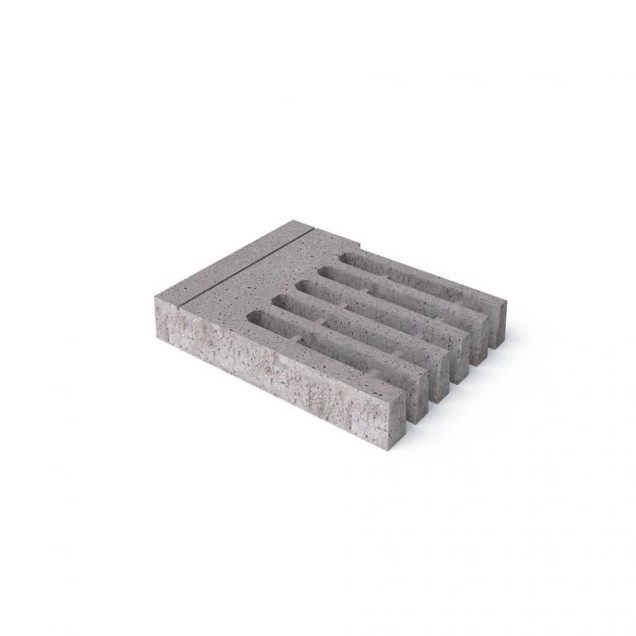 Schellevis Oudhollandse Flowplaat 80 grijs 80x62,5x14 cm. ~