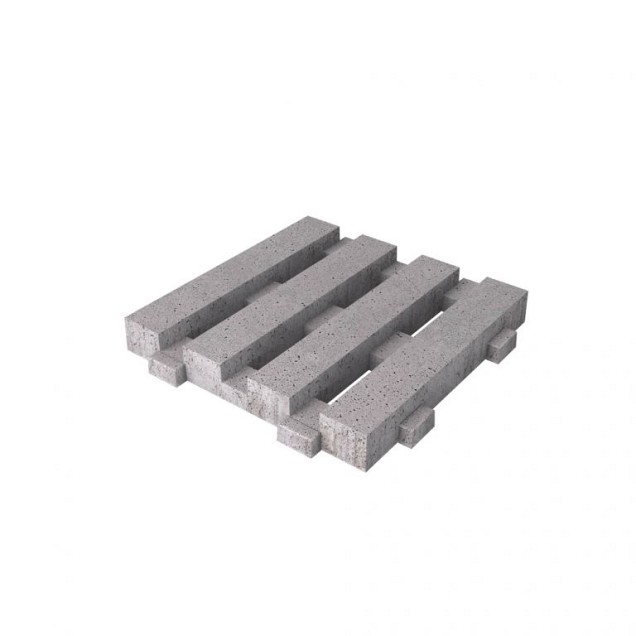 Schellevis Oudhollandse Wecko grijs100x100x12 cm. ~