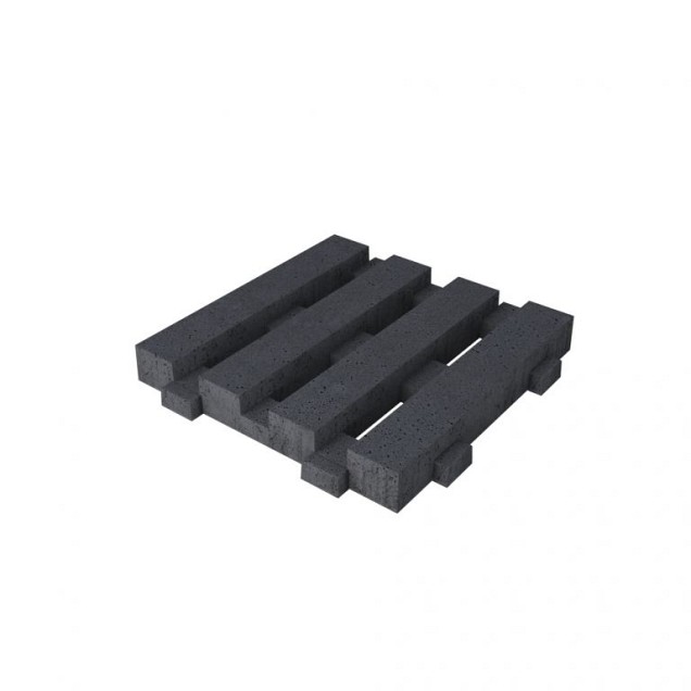 Schellevis Oudhollandse Wecko antraciet 100x100x12 cm. ~