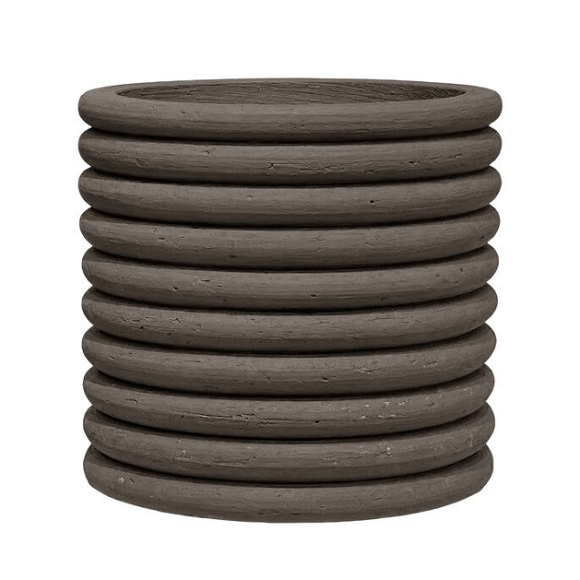 Pottery Pots plantenbak Milo Ribbed Brown