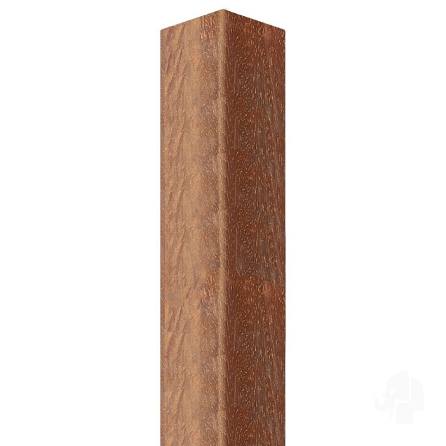 Azobé paal gezaagd gepunt 60x60mm ~