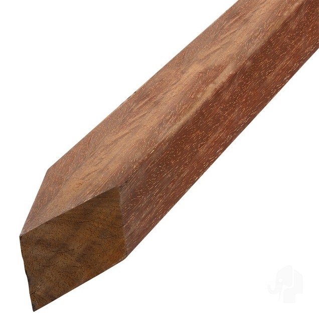 Azobé paal gezaagd gepunt 70x70x2000 mm~