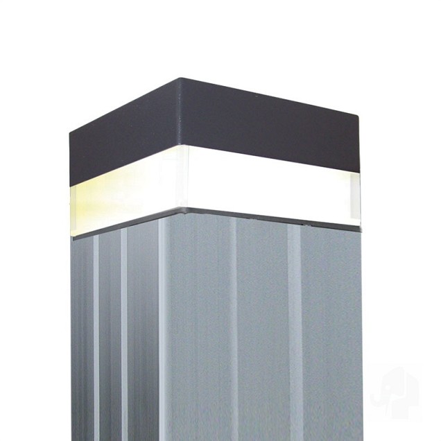 LED-armatuur "Modular"(tbv alu-paal 68x68) verpakt bc ~