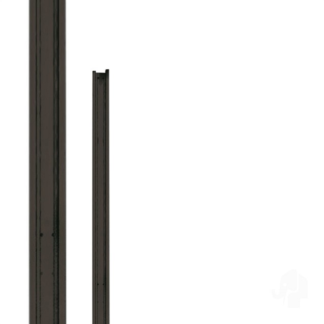 Aluminium deurstopper "Forte" 1800mm [antraciet gepoedercoat] bc ~