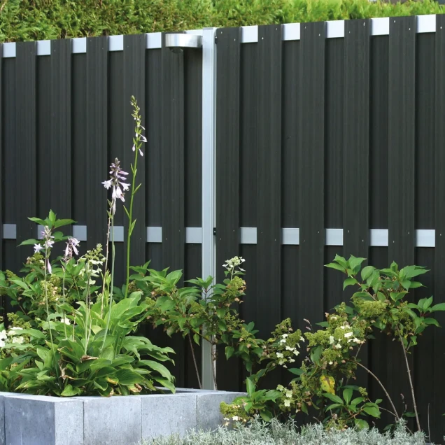 Aluminium ligger met 2x kap 13x70x1800mm bc ~