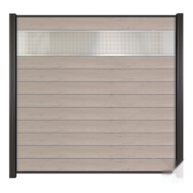 WPC-duo-grijs lamel "Mix&Match" 20x141x1800mm 2 stuks in krimpfolie bc ~