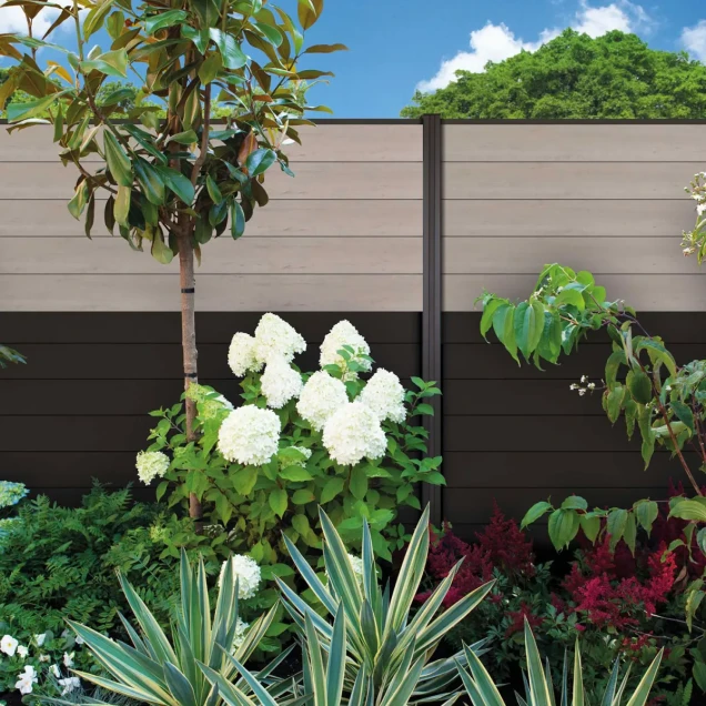 WPC-duo-grijs lamel "Mix&Match" 20x141x1800mm 2 stuks in krimpfolie bc ~