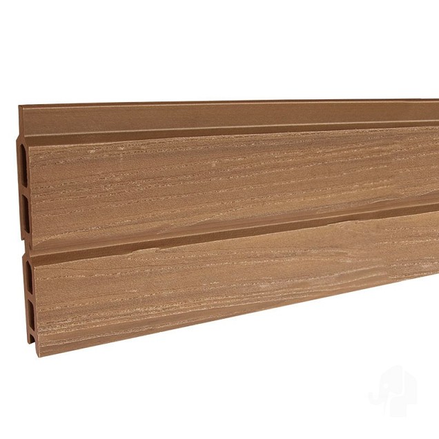 WPC-bruin FSC lamel "Modular-Rhombus Ipé 20x141x1800mm 6st/set in krimpfolie bc ~