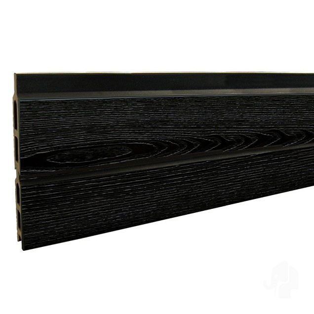 WPC-zwart FSC lamel "Modular-Rhombus Nero20x141x1800mm 6st/set in krimpfolie bc ~