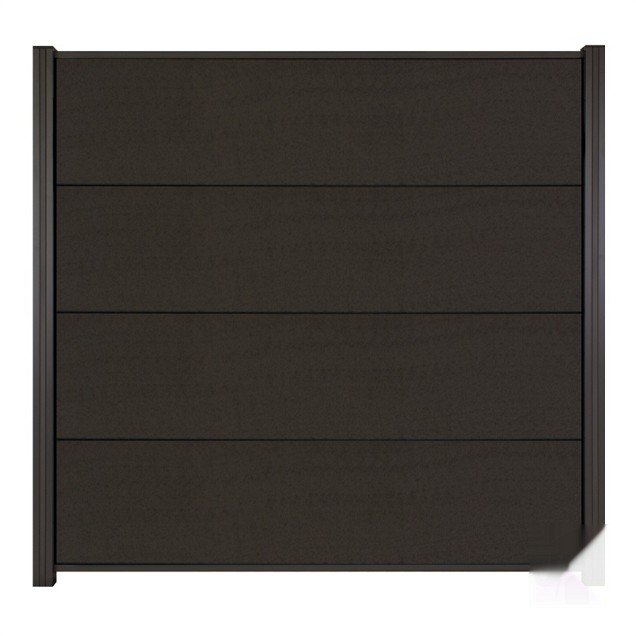 WPC-antraciet FSC lamel "Mix&Match" 20x423x1800mm 2st/set in krimpfolie bc ~