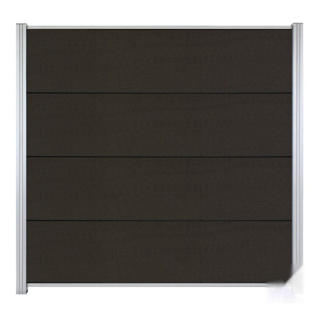 WPC-antraciet FSC lamel "Mix&Match" 20x423x1800mm 2st/set in krimpfolie bc ~