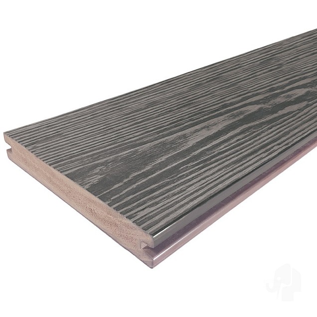 Eva-Last Driftwood Grey FSC Apex decking clip 24x190x3000mm houtnerf bc ~