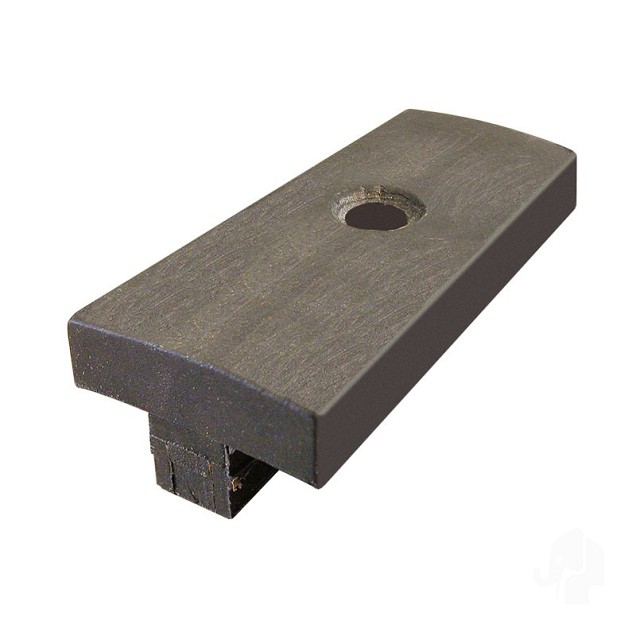 Polymer-antraciet clips (tbv WPC) 100 stuks in emmer bc ~