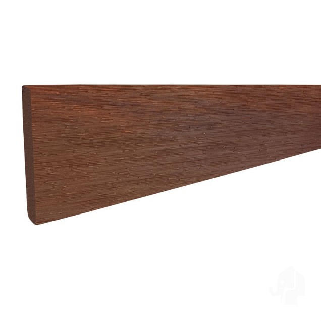 Eva-Last Ipé FSC afdekprofiel 11x71x2200mm houtnerf/gevlamd bc ~