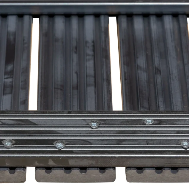 WPC-antraciet FSC tuintegel 14/5L 12mm 24x1000x1000mm glad bc > ~