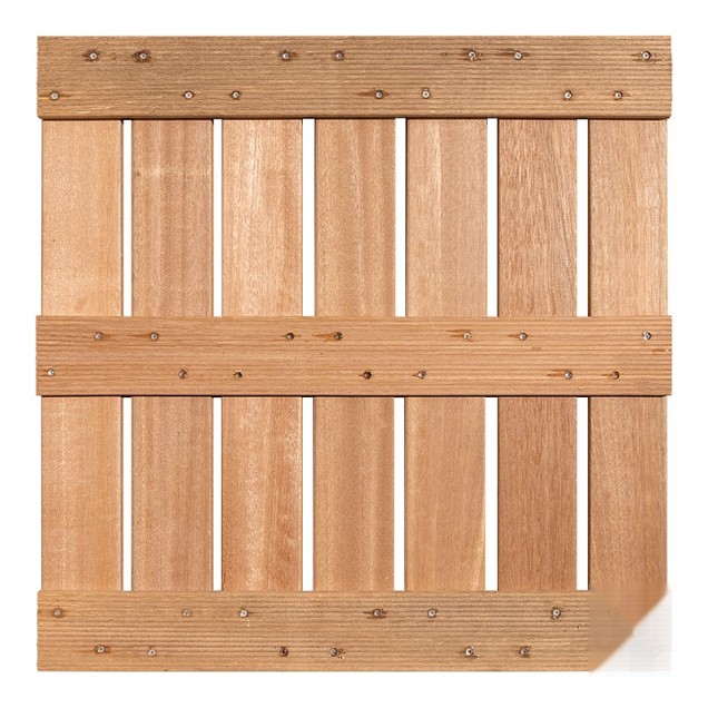 Bangkirai tuintegel 7/3L 12mm 24x500x500mm ribbel bc ~