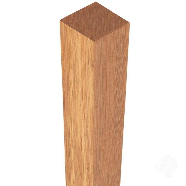 Angelim Vermelho gezaagd 80x80x4000 mm~