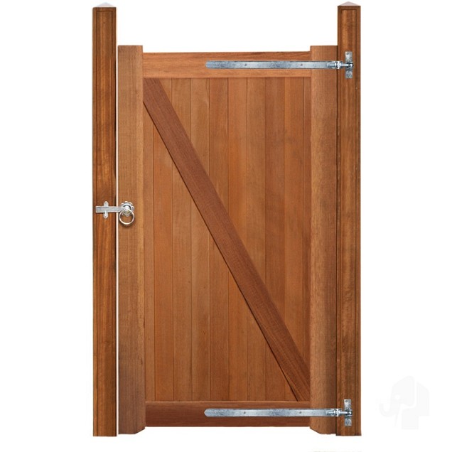 Verstelbare heng "Belmonte" 80cm (tbv tuindeur enkel) [verzinkt] ~