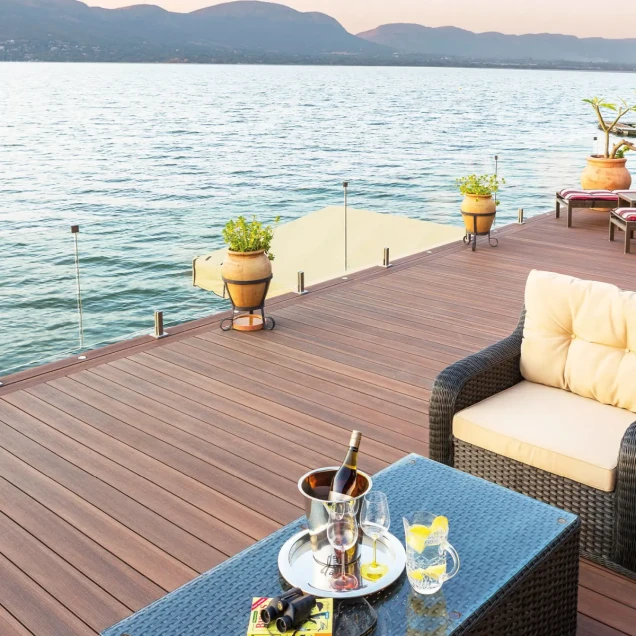 Eva-Last Ipé FSC I-Series decking clip 25x210x5000mm houtnerf bc ~