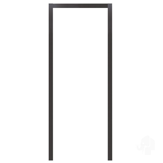 Aluminium antra kozijn kit t.b.v. WPC deur 900mm 68x68x3000mm palen + dorpel + verst. Duimen ~