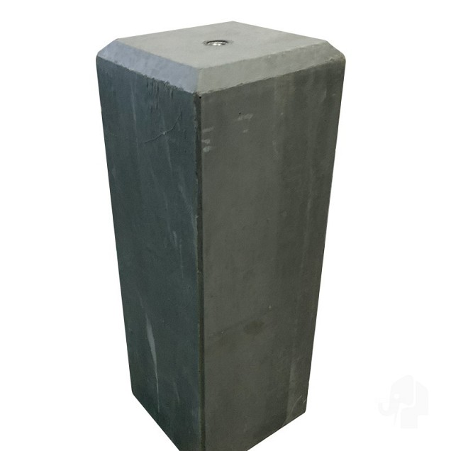 Elephant rechte betonpoer antraciet 180x180x500mm excl. beslag ~