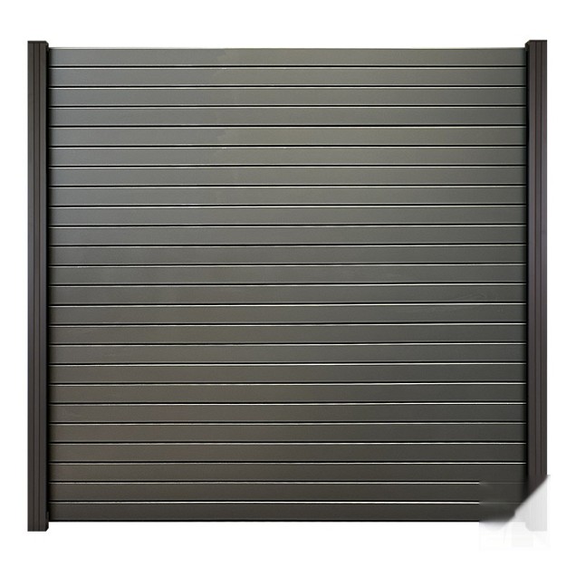 Elephant schutting Dark Line aluminium Rhombus 24L 1800x1800mm horizontaal antraciet ~