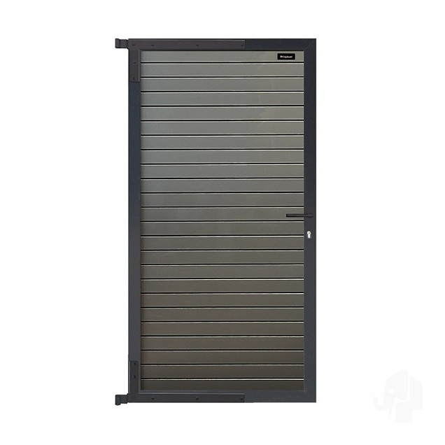 Elephant tuindeur Dark Line aluminium rhombus 40x900x1740mm antraciet incl. krukken/slot/beslag ~