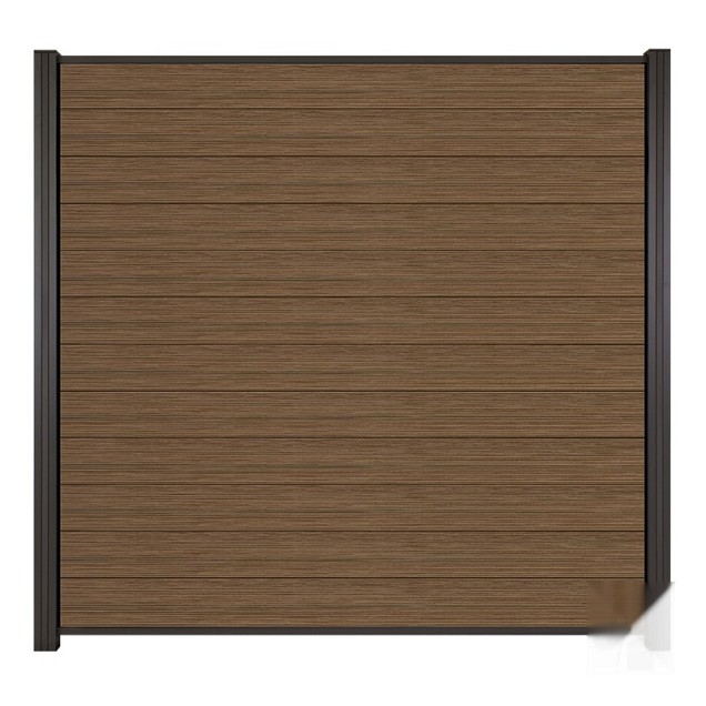 Elephant onder- en bovenregel M&M/ModRh aluminium 20x25x1800mm (2 stuks) zwart incl tie-clips ~