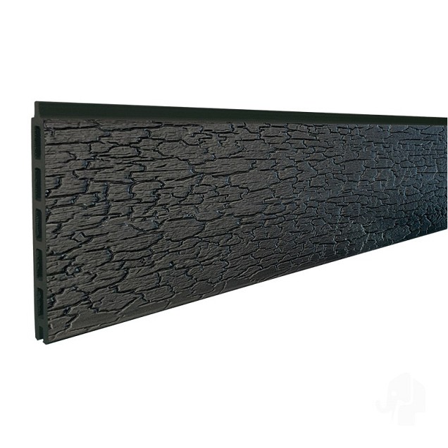 Elephant lamel Mix&Match co-ex houtcomposiet FSC 20x141x1800mm (2 stuks) Shou Sugi Ban zwart ~