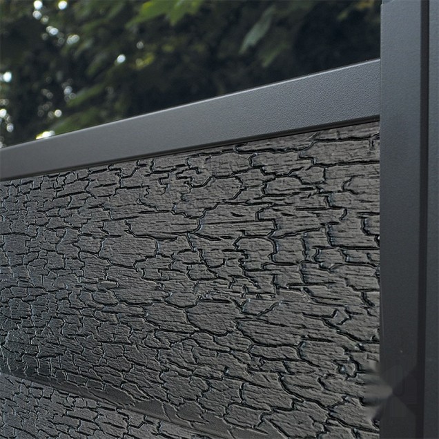 Elephant lamel Mix&Match co-ex houtcomposiet FSC 20x141x1800mm (2 stuks) Shou Sugi Ban zwart ~