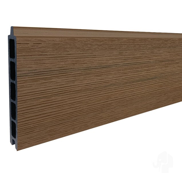 Elephant lamel Mix&Match houtcomposiet FSC 20x141x1800mm (2 stuks) co-ex Natural dark brown ~