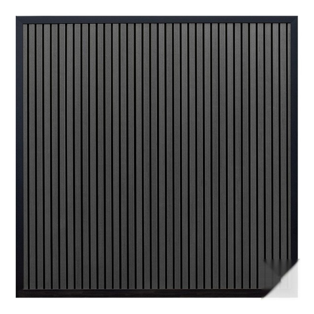 Elephant schutting Stripes houtcomposiet 180x180 cm Antraciet ~