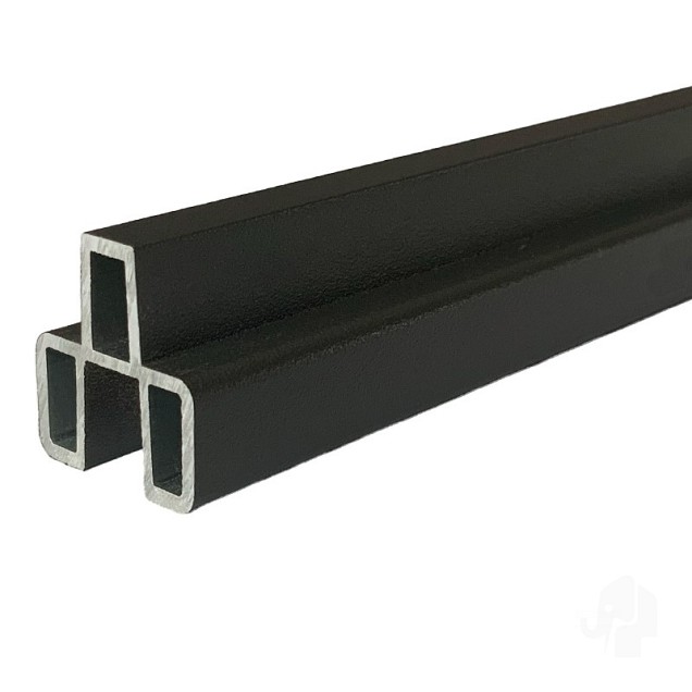 Elephant veer/tussenprofiel Modular Evo antraciet (8 st) ~