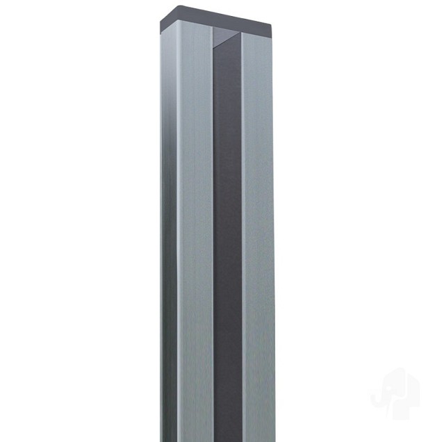 Elephant geassembleerde wand/start profiel 200 cm t.b.v. Modulair schutting geannodisseerd ~