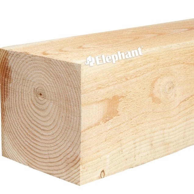 Douglas PEFC paal geschaafd zonder punt 90x90x3000mm glad bc ~