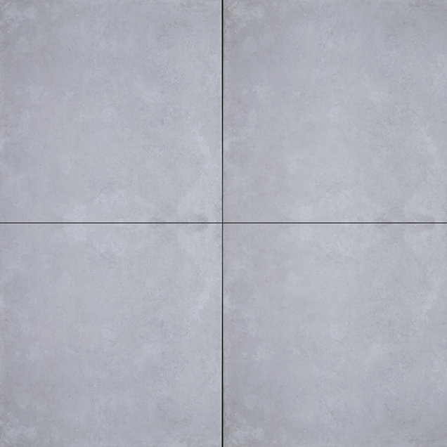 Keramische tegel Geoceramica® Concreet Silver 80x80x4 cm. ~
