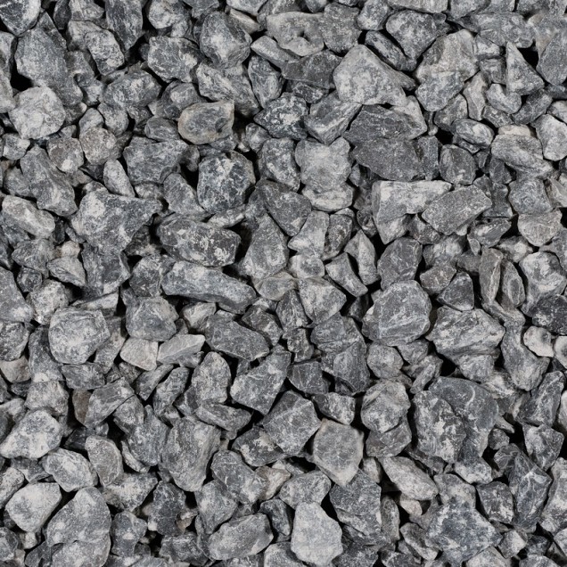 Ardennersplit grijs 14-20 mm. zak á 20 kg. ~