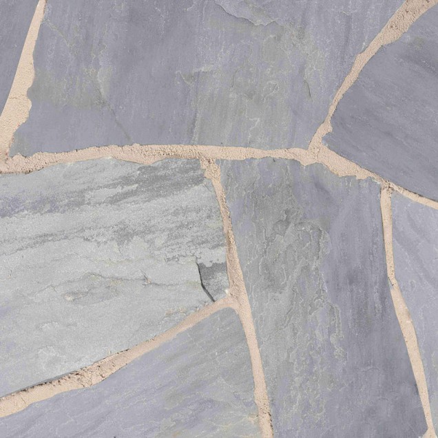 Kandla Grey flagstones 2,5-4 cm. ~