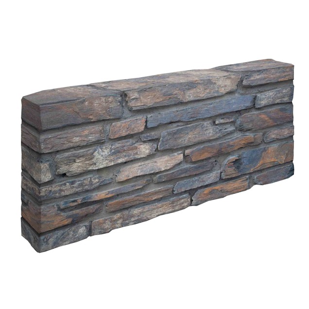 Autumn Brown Moellons 20-80x9-15x5-15 cm. - Stapelblok - Bekapt (gekloofd) ~