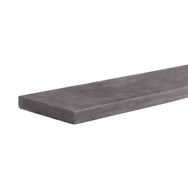 Vietnamese Hardsteen Geschuurd met Facet 100x20x3 cm. Vijverrand ~