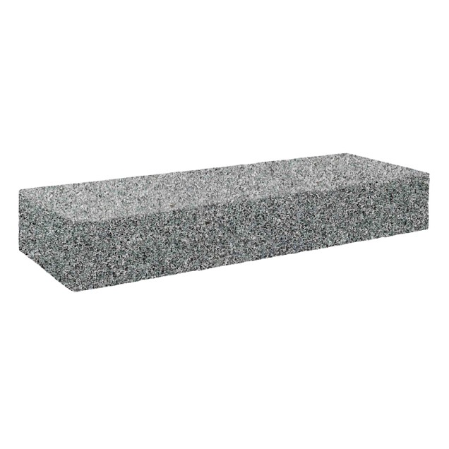 Donker grijs graniet G654 traptrede gevlamd 100x35x15 cm. ~