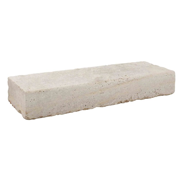Travertin Ivory Cream Trap 100x35x15 cm. - Soft finish (Verouderd) ~