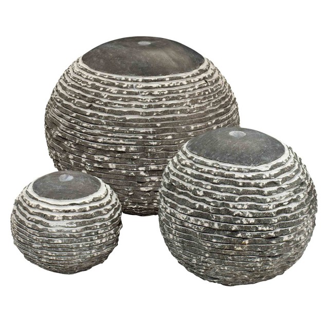 set Borrelstenen, Bluette Ø 45, 35 En 25 cm~