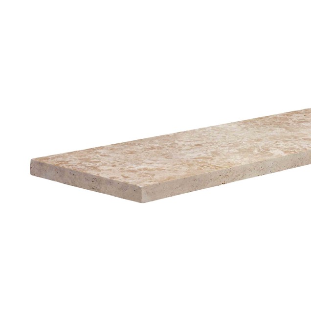 Travertin Economix 100x30x3 cm - Gezaagd zonder facet (geborsteld) ~
