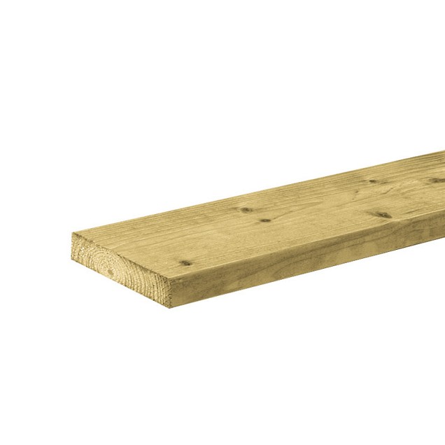 Vuren plank 1,8x7 cm