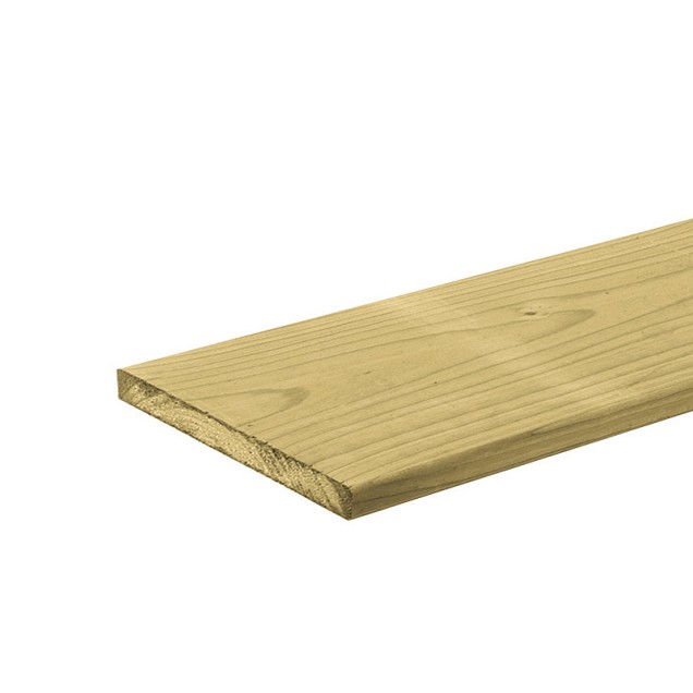 Vuren plank 1,8x19,5 cm
