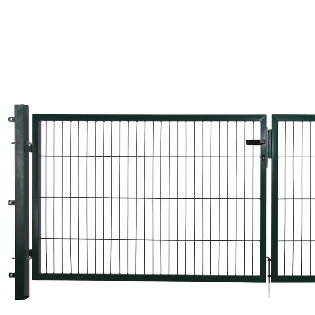 Poort compleet dubbel groen 120x150~
