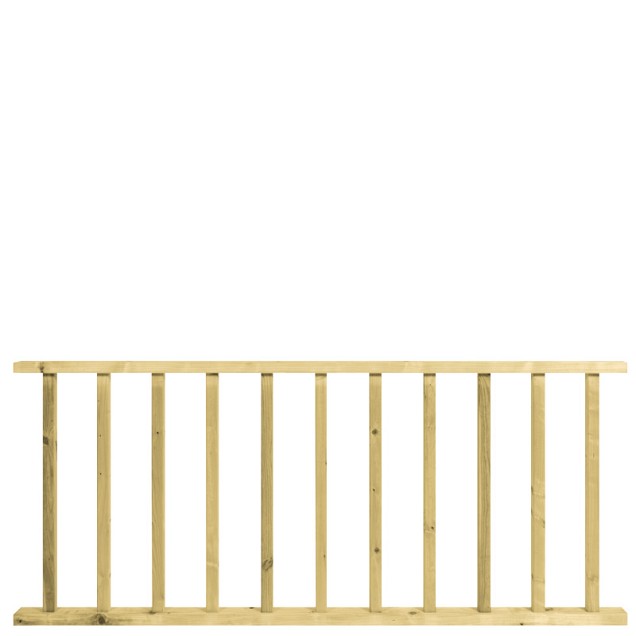 Vuren  Spijlenhek FSC  80x180~