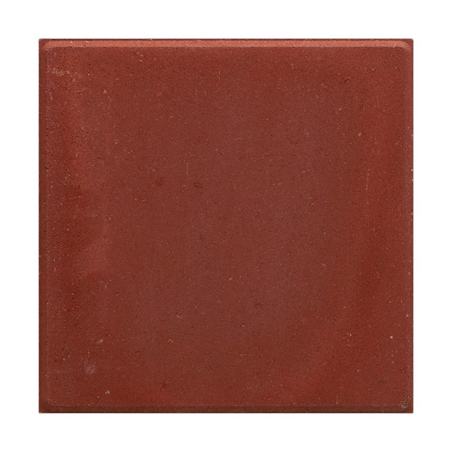 Trottoirtegel rood GF HK 50x50x4,8 cm. ~