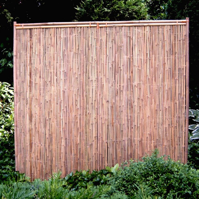 Bamboescherm recht 90x180 cm. ~